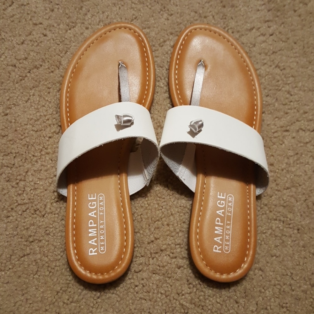Rampage sandals with memory foam